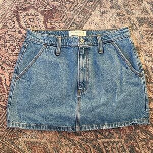 Abercrombie & Fitch Denim Mini Skirt